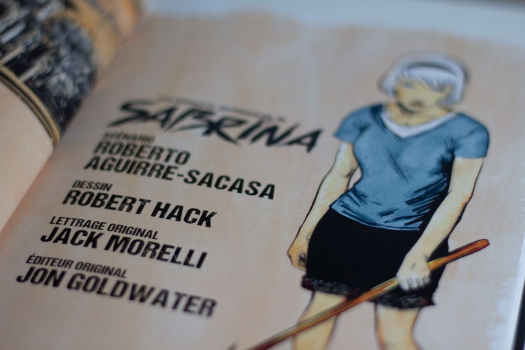 Les nouvelles aventures de Sabrina co-écrite par Roberto Aguirre-Sacasa & Robert Hack