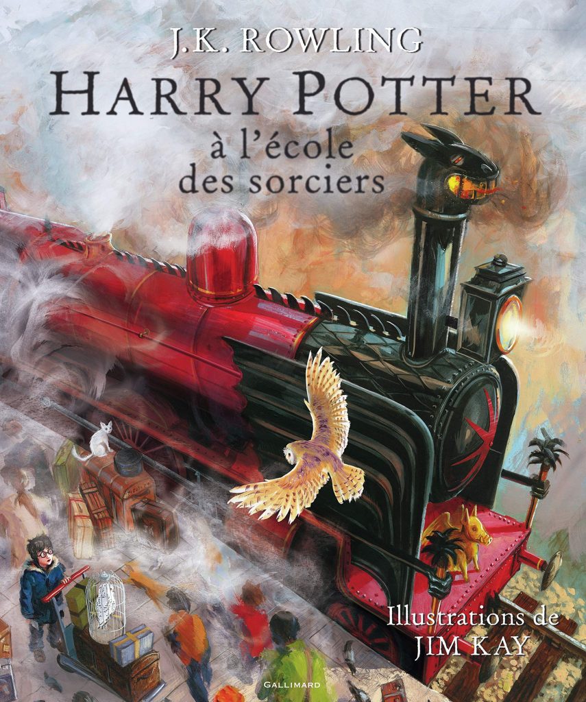 Harry potter à l'école des sorciers beau livre illustré