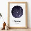 Affiche constellation Capricorne