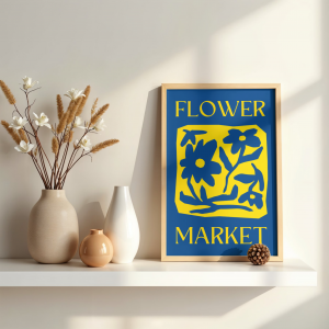 affiche citation flower market 1