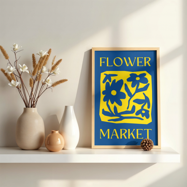 affiche citation flower market 1