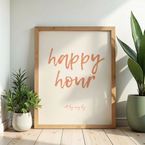 affiche citation happy hour 1