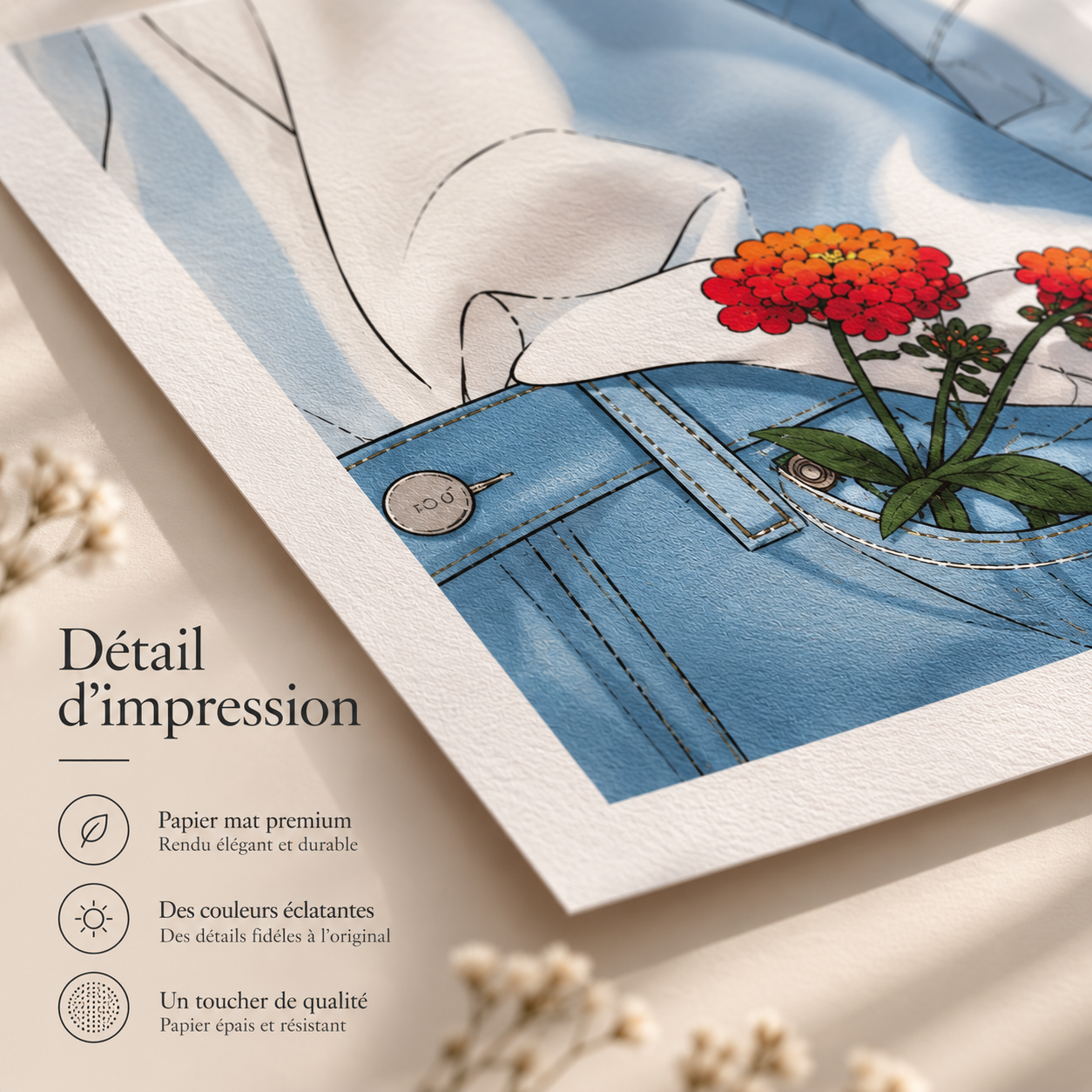 affiche jean & fleurs 5