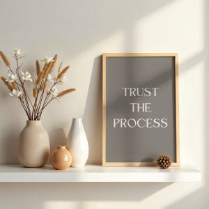 affiche citation trust the process 1