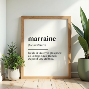 affiche définition marraine 1