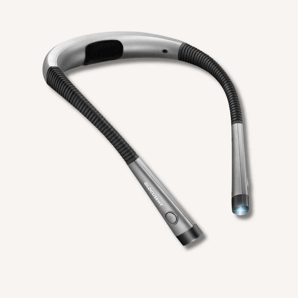 glocusent lampe de lecture de cou rechargeable