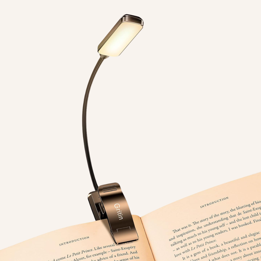gritin lampe de lecture rechargeable