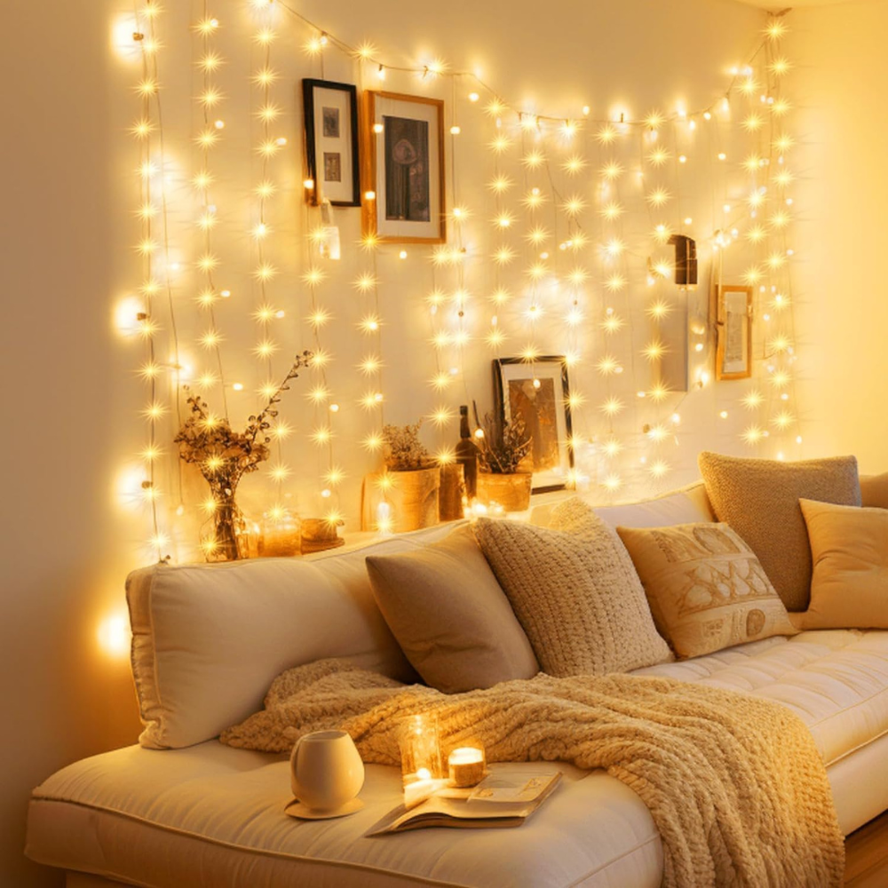 rideau lumineux d'intérieur led