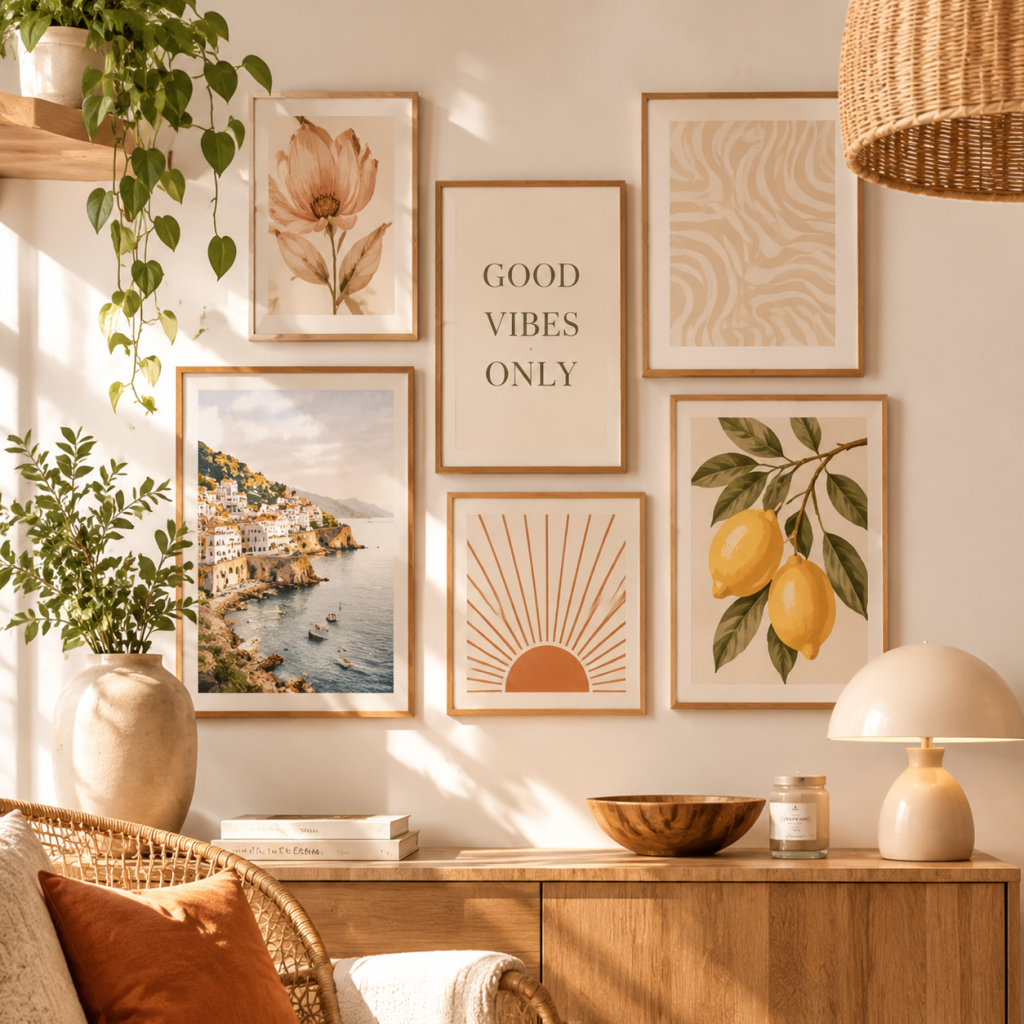 affiches par thème galerie murale aux bonnes vibes