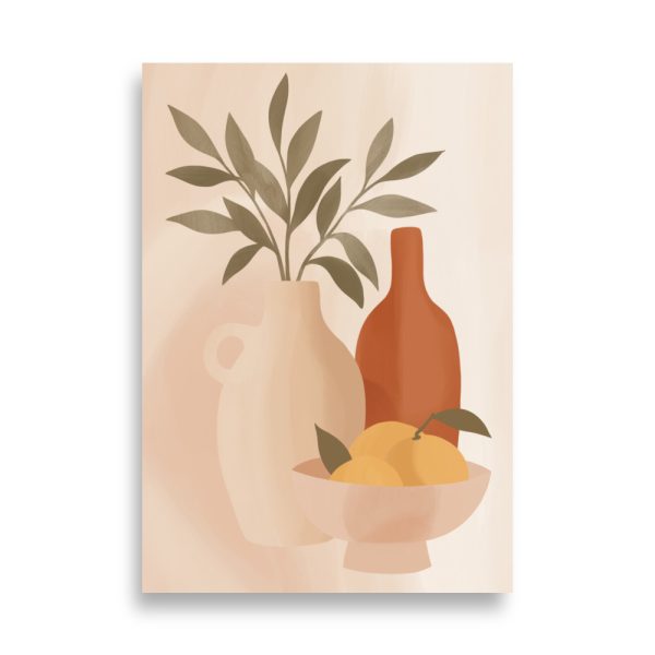 Affiche nature morte méditerranéenne