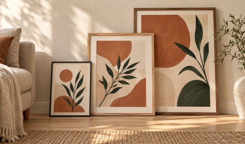 Quel cadre choisir pour une affiche 30×40, 50×70 ou 70×100 ?