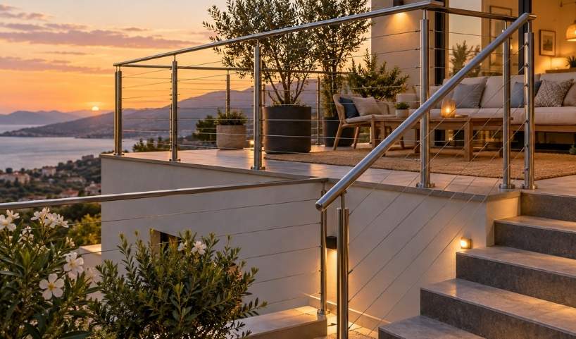 Sécuriser sa terrasse, son balcon et son escalier sans sacrifier la déco